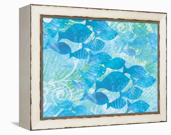 Underwater-Bee Sturgis-Framed Stretched Canvas