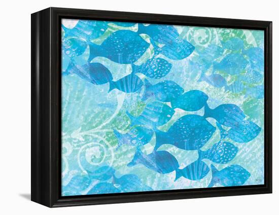 Underwater-Bee Sturgis-Framed Stretched Canvas