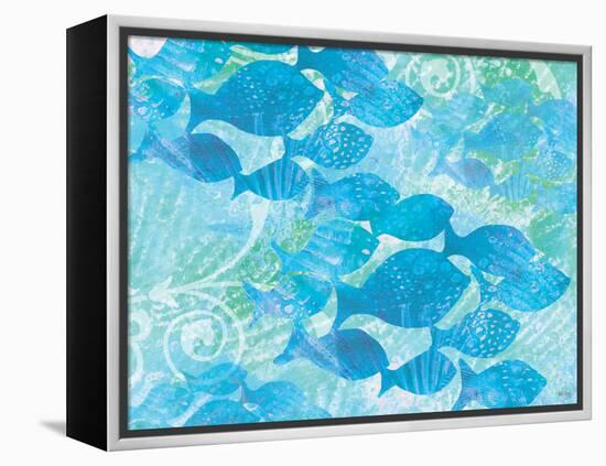 Underwater-Bee Sturgis-Framed Stretched Canvas