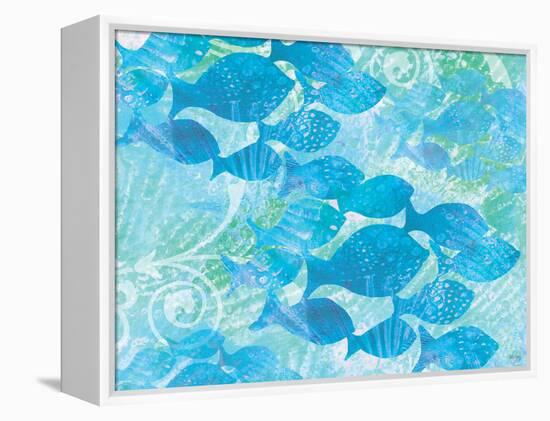 Underwater-Bee Sturgis-Framed Stretched Canvas