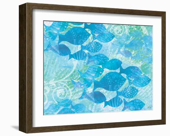 Underwater-Bee Sturgis-Framed Art Print