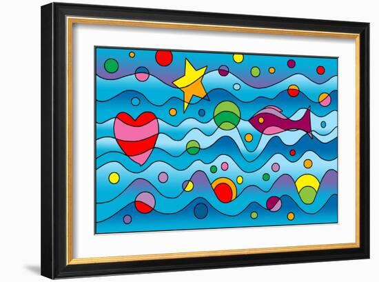 Underwater-Howie Green-Framed Giclee Print