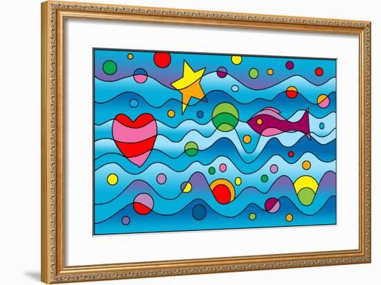 Underwater-Howie Green-Framed Giclee Print