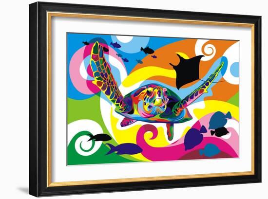 Underwater-Bob Weer-Framed Giclee Print