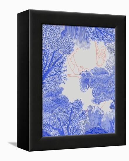 Underwater-Jota de jai-Framed Premier Image Canvas