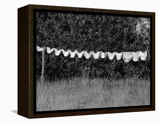 Underwear Hanging to Dry-Owen Franken-Framed Premier Image Canvas