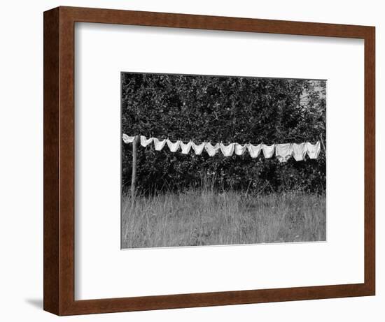 Underwear Hanging to Dry-Owen Franken-Framed Photographic Print