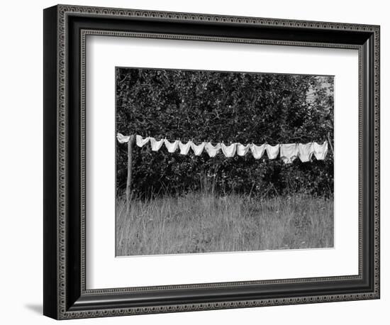 Underwear Hanging to Dry-Owen Franken-Framed Photographic Print