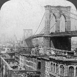 Brooklyn Bridge, New York, USA, 1901-Underwood & Underwood-Photographic Print