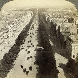 Champs Elysees from the Arc De Triomphe, Paris, France, 19th Century-Underwood & Underwood-Photographic Print