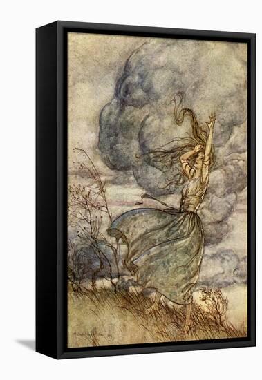 Undine by Friedrich de la Motte Fouqué-Arthur Rackham-Framed Premier Image Canvas