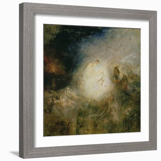 Undine Giving the Ring to Massaniello, Fisherman of Naples-JMW Turner-Framed Giclee Print