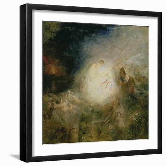 Undine Giving the Ring to Massaniello, Fisherman of Naples-JMW Turner-Framed Giclee Print