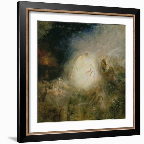 Undine Giving the Ring to Massaniello, Fisherman of Naples-JMW Turner-Framed Giclee Print