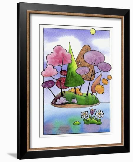 Undiscovered Isle-Sandra Willard-Framed Giclee Print