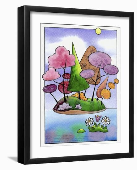 Undiscovered Isle-Sandra Willard-Framed Giclee Print