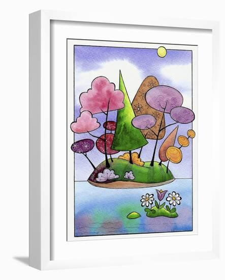 Undiscovered Isle-Sandra Willard-Framed Giclee Print