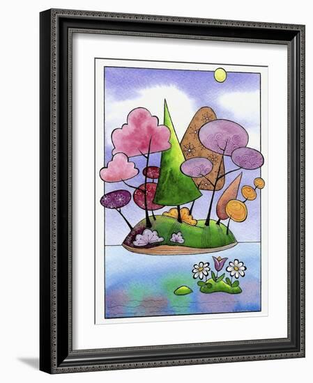 Undiscovered Isle-Sandra Willard-Framed Giclee Print