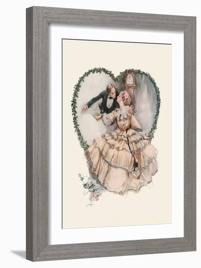 Undue Haste-Harrison Fisher-Framed Art Print