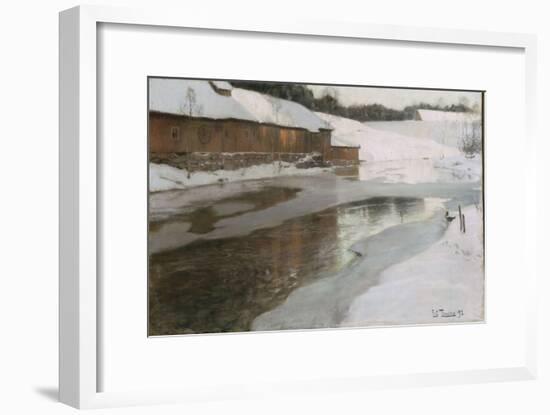 Une fabrique en Norvège-Fritz Thaulow-Framed Giclee Print