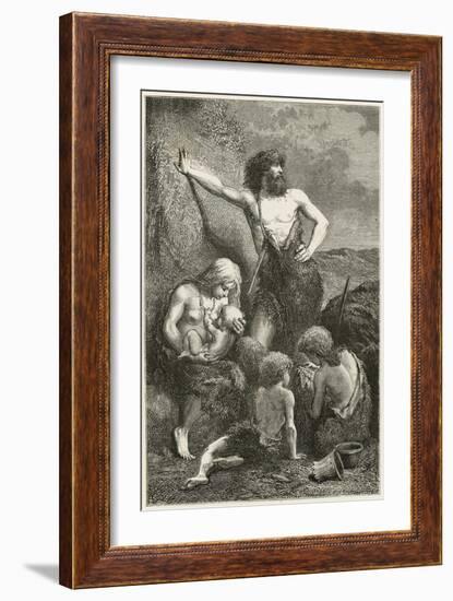 Une Famille a L'Age De Pierre-Emile Antoine Bayard-Framed Giclee Print