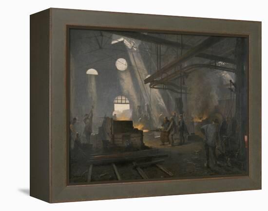 Une forge-Fernand Cormon-Framed Premier Image Canvas