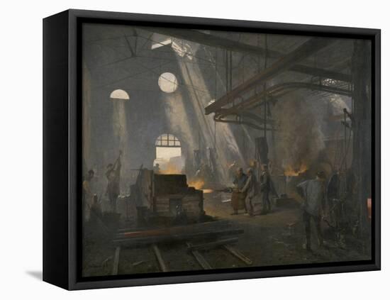 Une forge-Fernand Cormon-Framed Premier Image Canvas