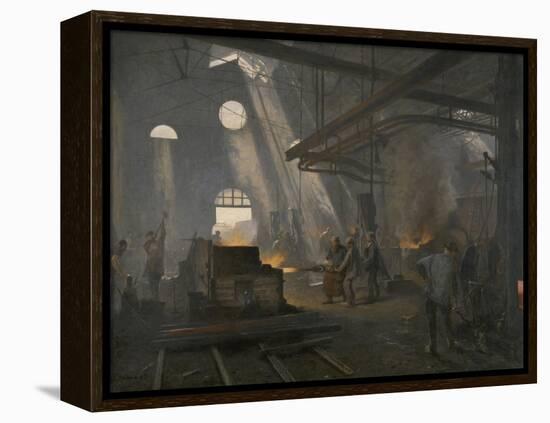 Une forge-Fernand Cormon-Framed Premier Image Canvas