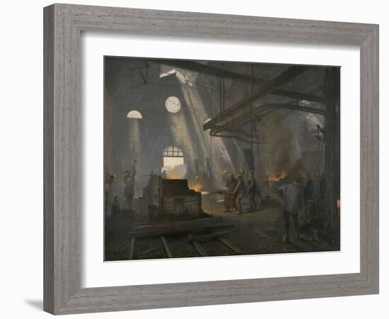 Une forge-Fernand Cormon-Framed Giclee Print