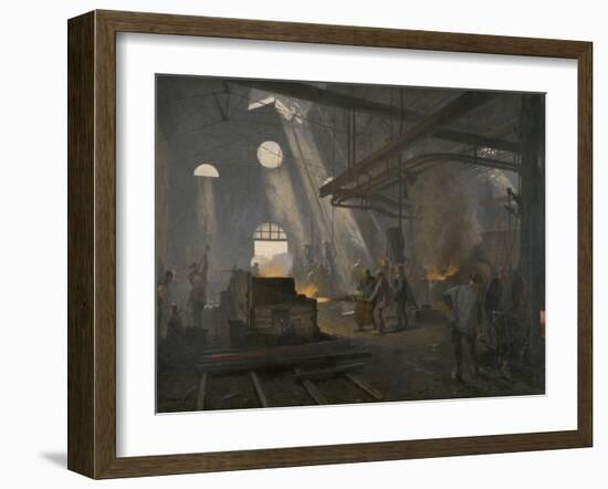 Une forge-Fernand Cormon-Framed Giclee Print