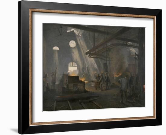 Une forge-Fernand Cormon-Framed Giclee Print