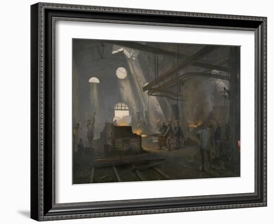 Une forge-Fernand Cormon-Framed Giclee Print