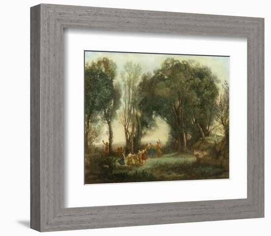 Une Matinee (Danse de Nymphes), 1796-1875-Jean-Baptiste-Camille Corot-Framed Premium Giclee Print