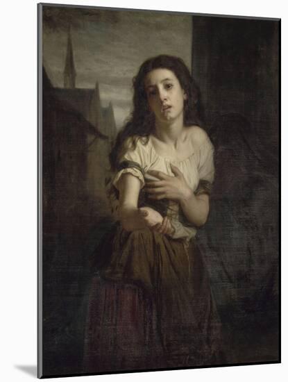 Une mendiante-Hugues Merle-Mounted Giclee Print