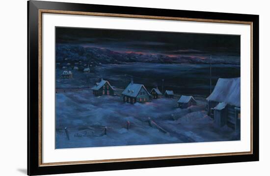 Une nuit d'hiver-Hélène Léveillée-Framed Art Print