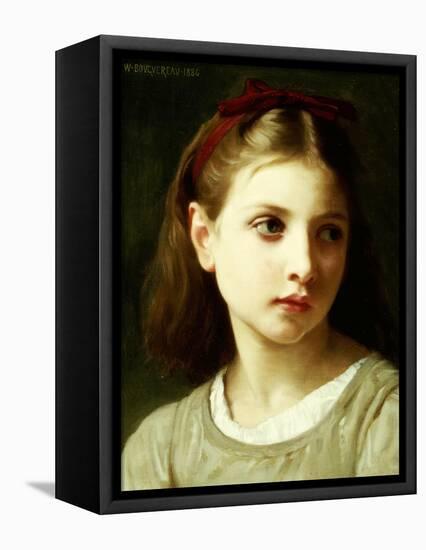 Une Petite Fille, 1886-William Adolphe Bouguereau-Framed Premier Image Canvas