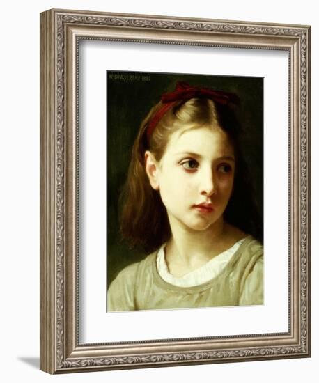 Une Petite Fille, 1886-William Adolphe Bouguereau-Framed Giclee Print