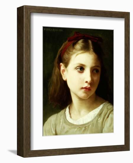 Une Petite Fille, 1886-William Adolphe Bouguereau-Framed Giclee Print