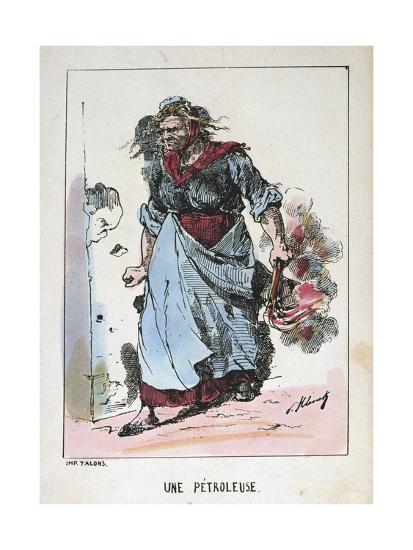 Une Petroleuse Paris Commune 1871 Giclee Print Art Com