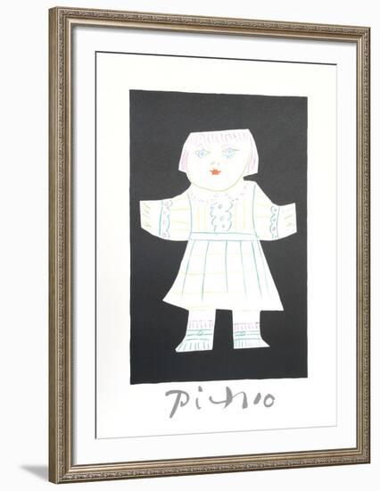 Une Poupee Decoupee-Pablo Picasso-Framed Collectable Print