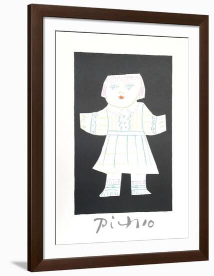 Une Poupee Decoupee-Pablo Picasso-Framed Collectable Print