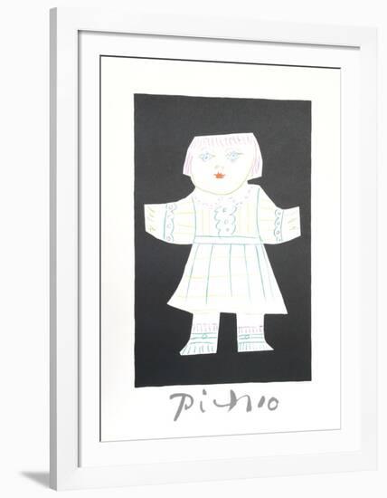 Une Poupee Decoupee-Pablo Picasso-Framed Collectable Print