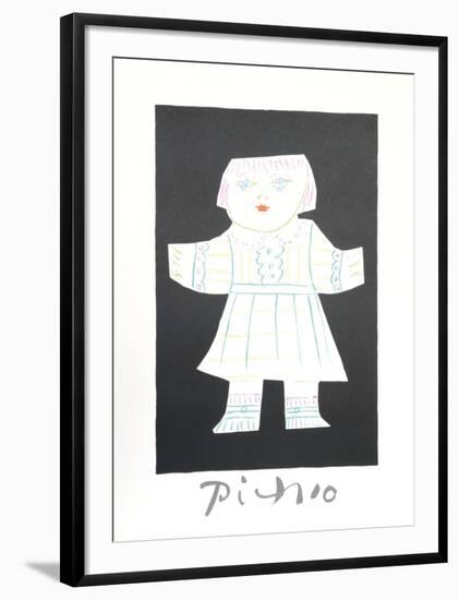 Une Poupee Decoupee-Pablo Picasso-Framed Collectable Print