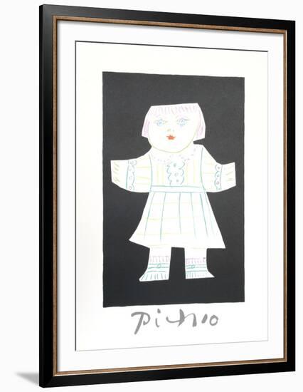 Une Poupee Decoupee-Pablo Picasso-Framed Collectable Print