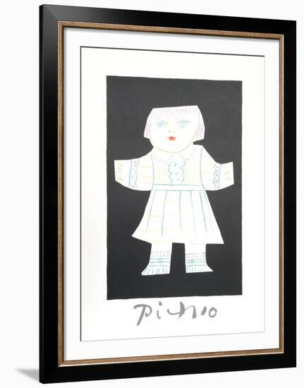 Une Poupee Decoupee-Pablo Picasso-Framed Collectable Print