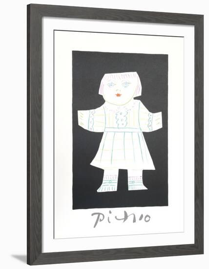 Une Poupee Decoupee-Pablo Picasso-Framed Collectable Print