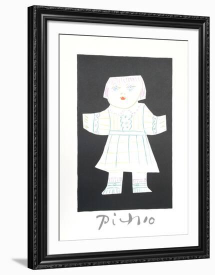 Une Poupee Decoupee-Pablo Picasso-Framed Collectable Print