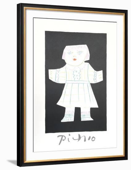 Une Poupee Decoupee-Pablo Picasso-Framed Collectable Print