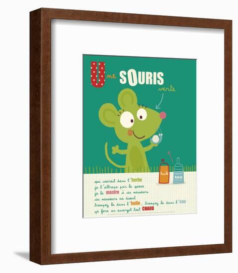 Une Souris Verte-Isabelle Jacque-Framed Art Print