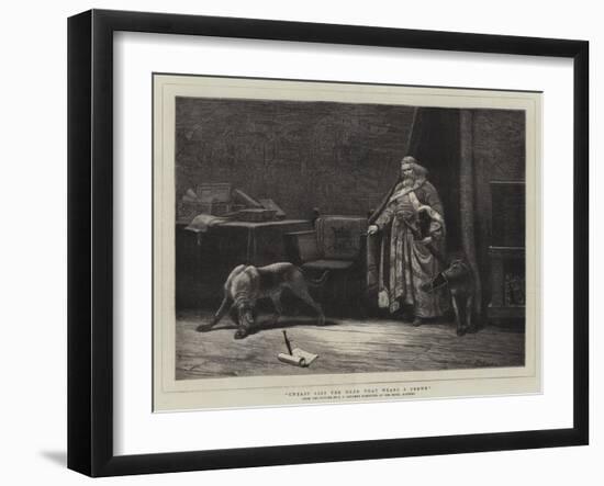 Uneasy Lies the Head That Wears a Crown-John Charles Dollman-Framed Giclee Print